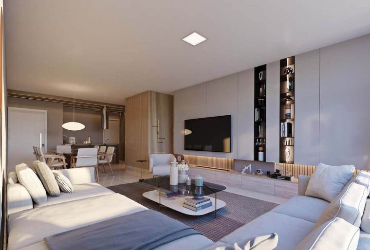 Sugestão de decoração da sala (imagem ilustrativa)